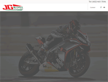 Tablet Screenshot of jgre-cycle.com